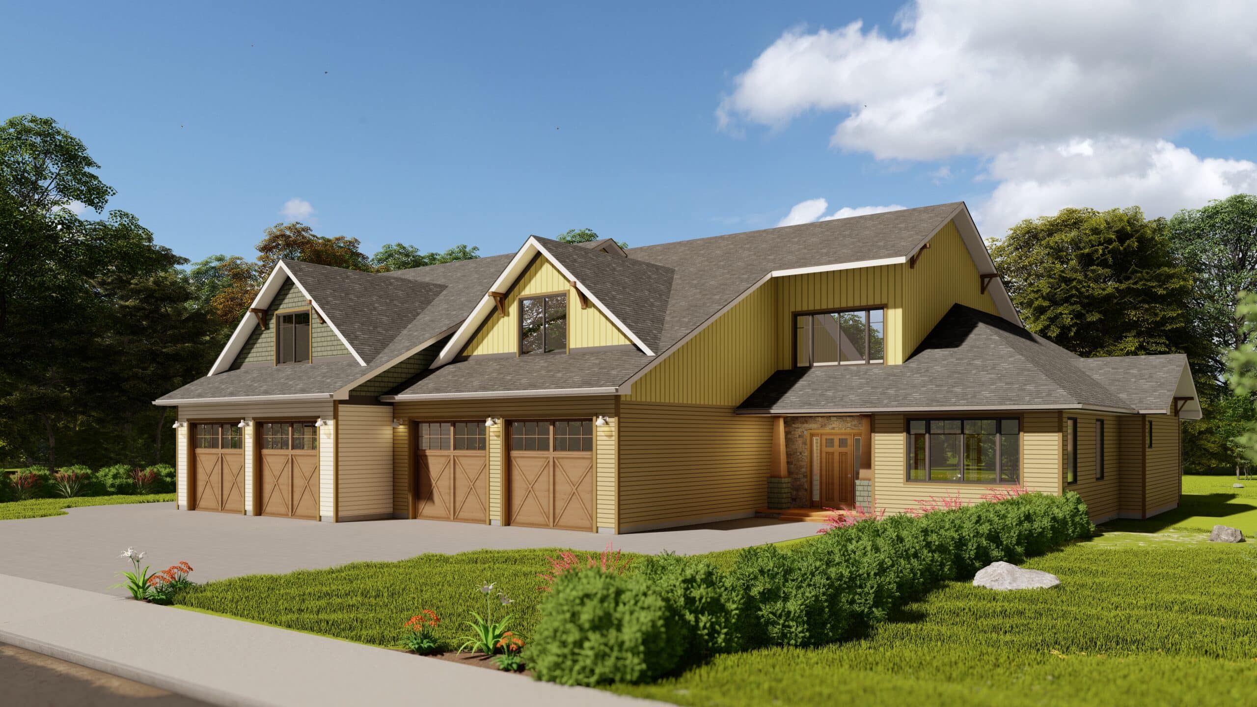 Mead Legacy Briargate Townhome House Plan