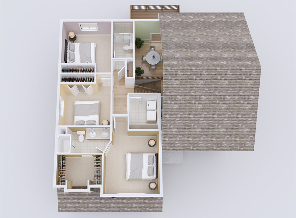 Spring Brook Second Floor floorplan - Mead Legacy House Plans
