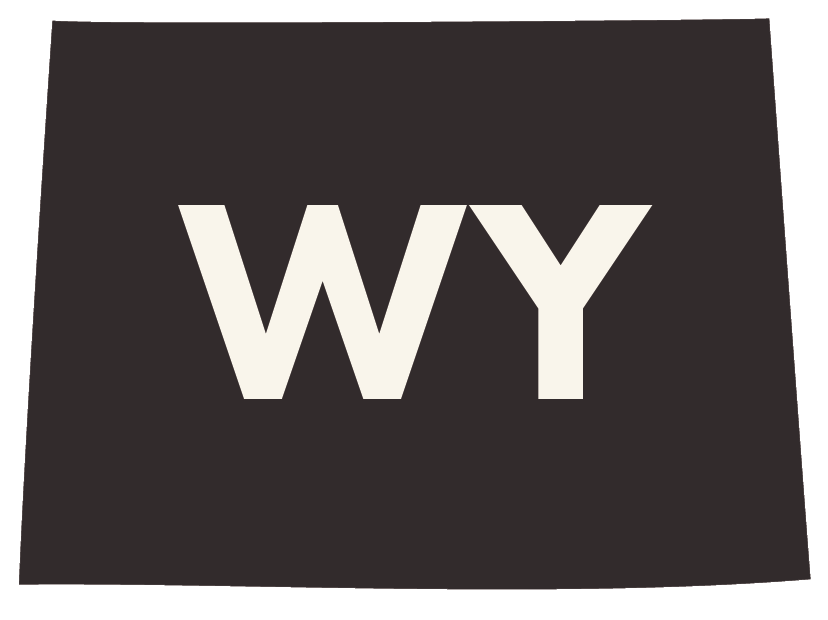 Wyoming state outline