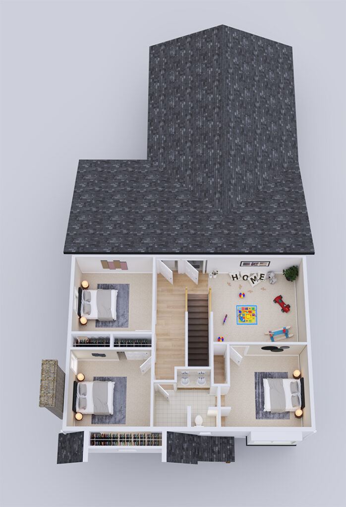 Annabelle floor plan showcasing spacious design and modern features from Mead Legacy - Second Floor floorplan