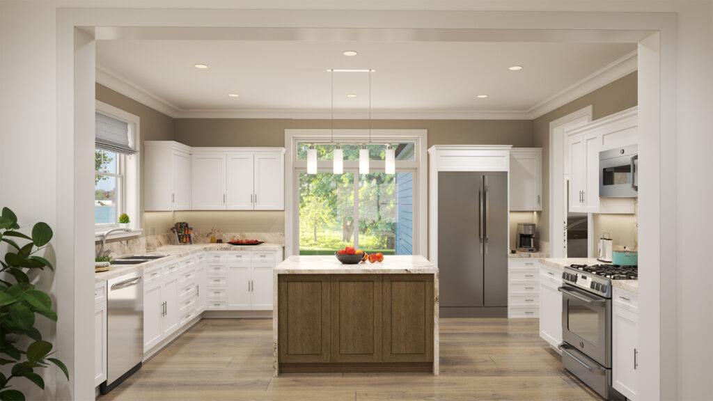 Annabelle floor plan showcasing spacious design and modern features from Mead Legacy - Kitchen Rendering