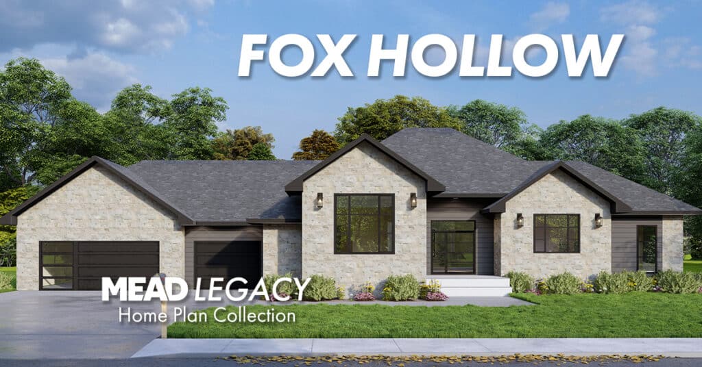 Fox Hollow floorplan from Mead Legacy House Plans showcasing elegant and functional home design - Feature Image