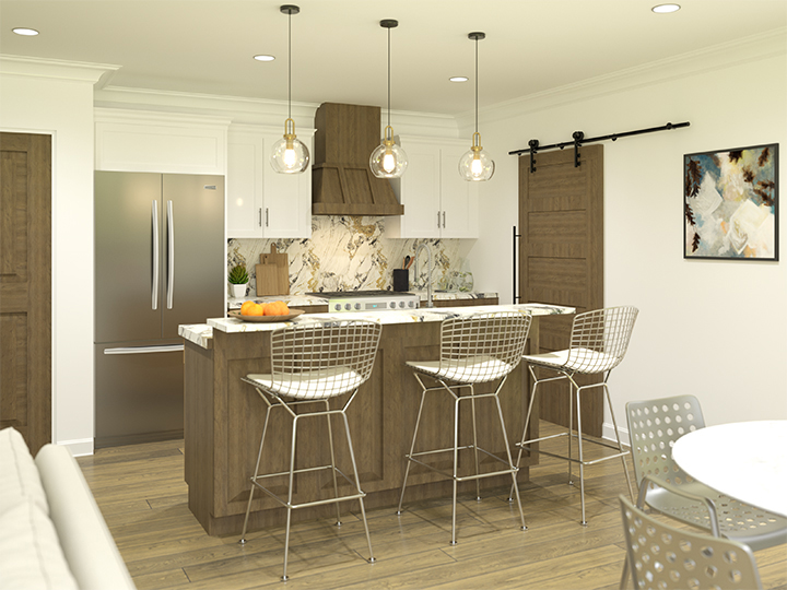 Granite Gables from Mead Legacy -3D Kitchen