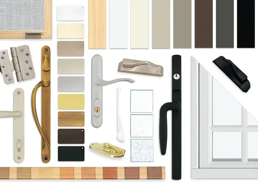 Marvin Windows and Doors color and hardware options available at select Mead Lumber and Knecht Home Centers